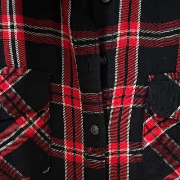 Sanctuary Boyfriend Shirt Red and Black ✅✅✅✅ - Picture 4 of 7